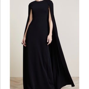 black cape gown